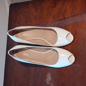 BP brand womens Peekabo toe Heels